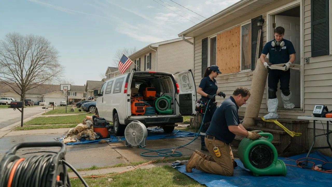 Water Damage Restoration in North Hampton, OH near me